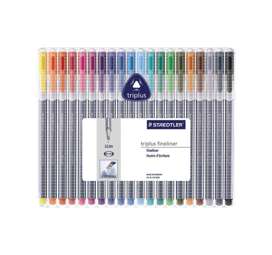 Staedtler Triplus Fineliners 20 Color ST334