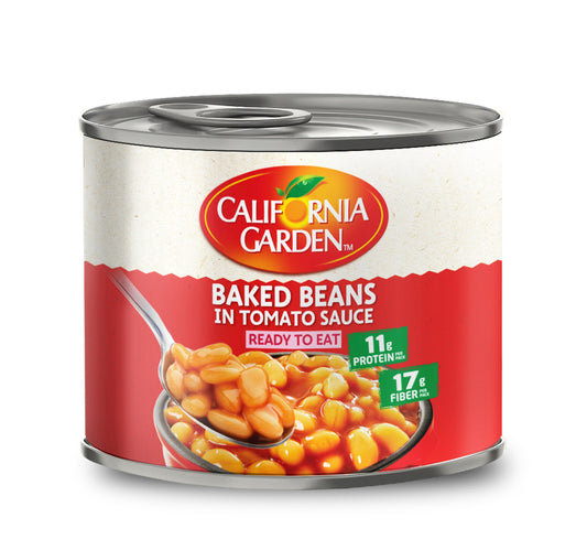 فاصوليا مطبوخة معلبة في صلصة الطماطم من حدائق كاليفورنيا 220 جم