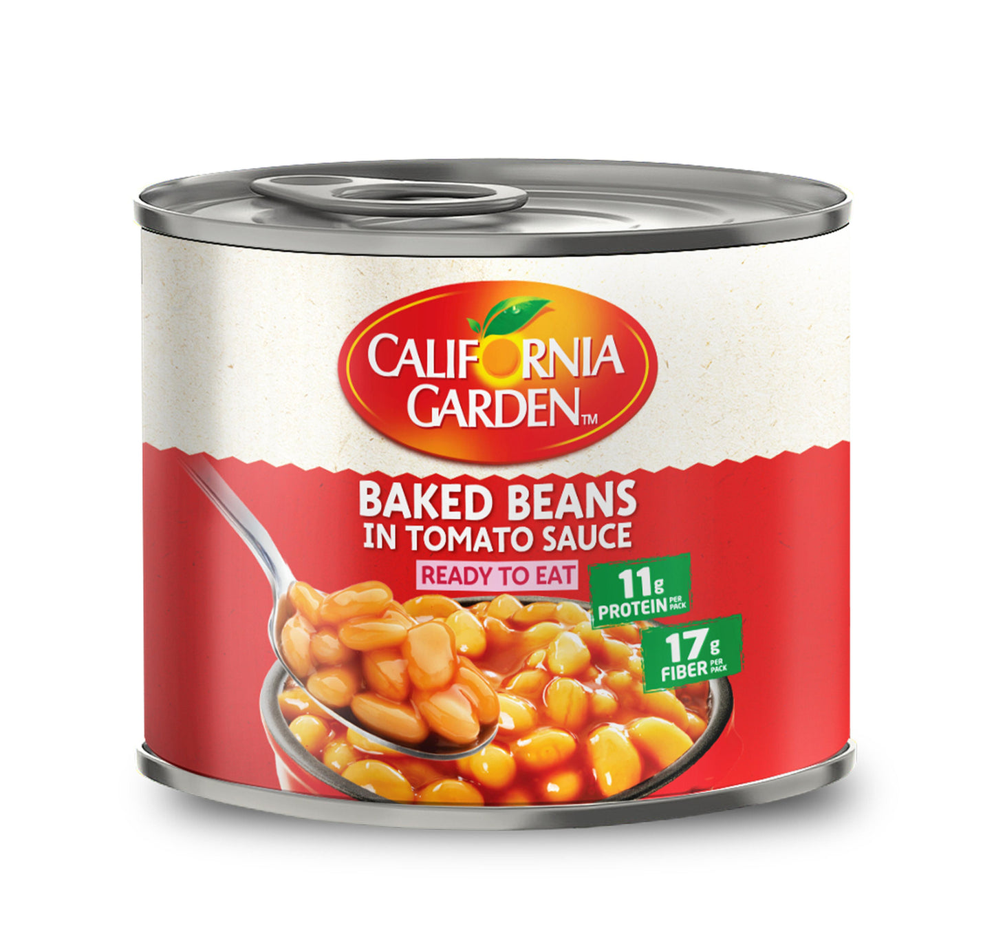 فاصوليا مطبوخة معلبة في صلصة الطماطم من حدائق كاليفورنيا 220 جم