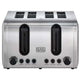 Black+Decker 4 Slice Toaster, 2100 W, Stainless Steel, ET444-B5