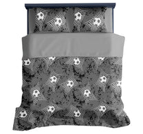 Maple Leaf Foot Ball Comforter 4pc Set 240x260cm Assorted