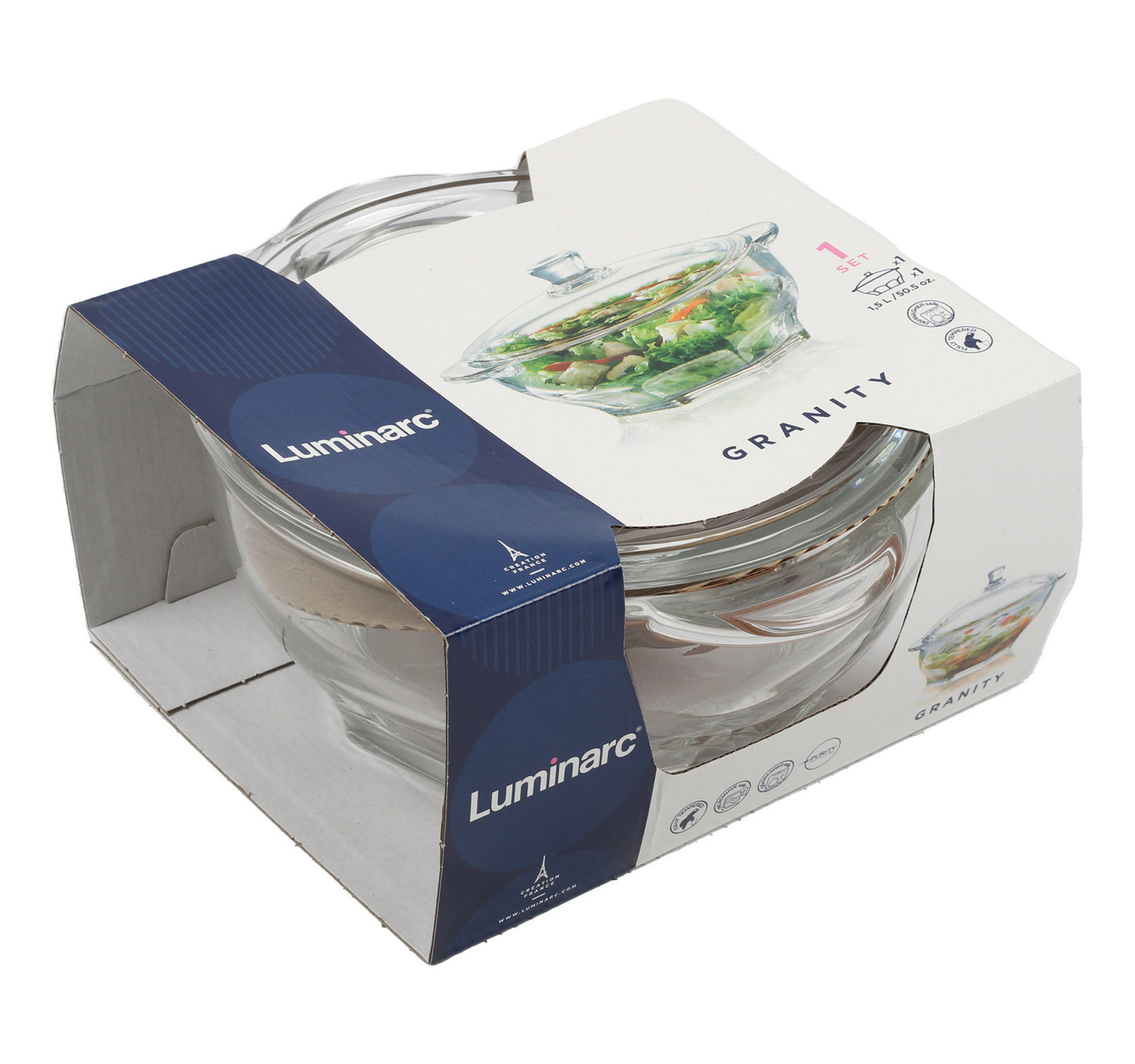 Luminarc Granity Casserole, 1.5 L, 7669