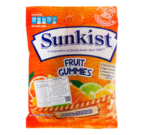Sunkist Fruit Gummies Sour Citrus 100 g