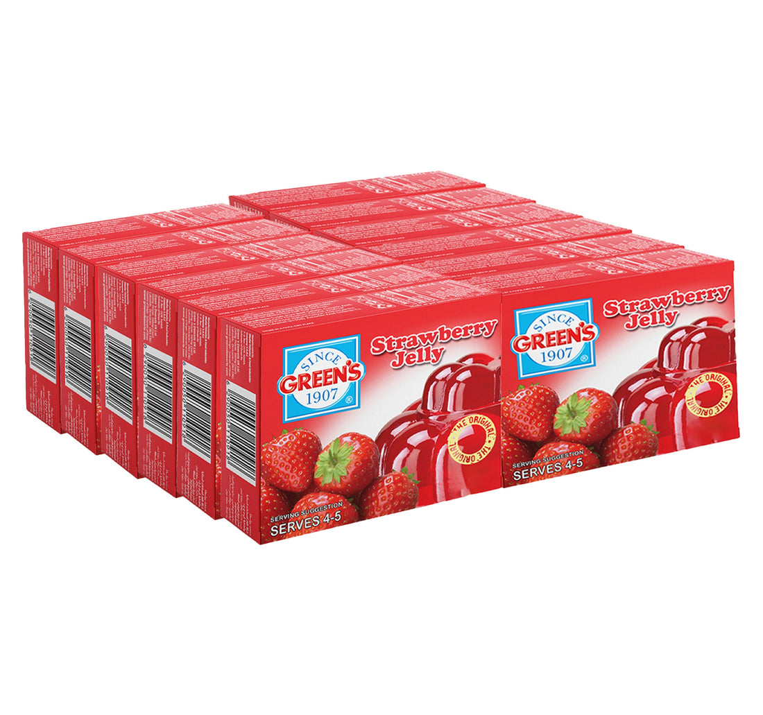 Green's Strawberry Jelly 12 x 80 g
