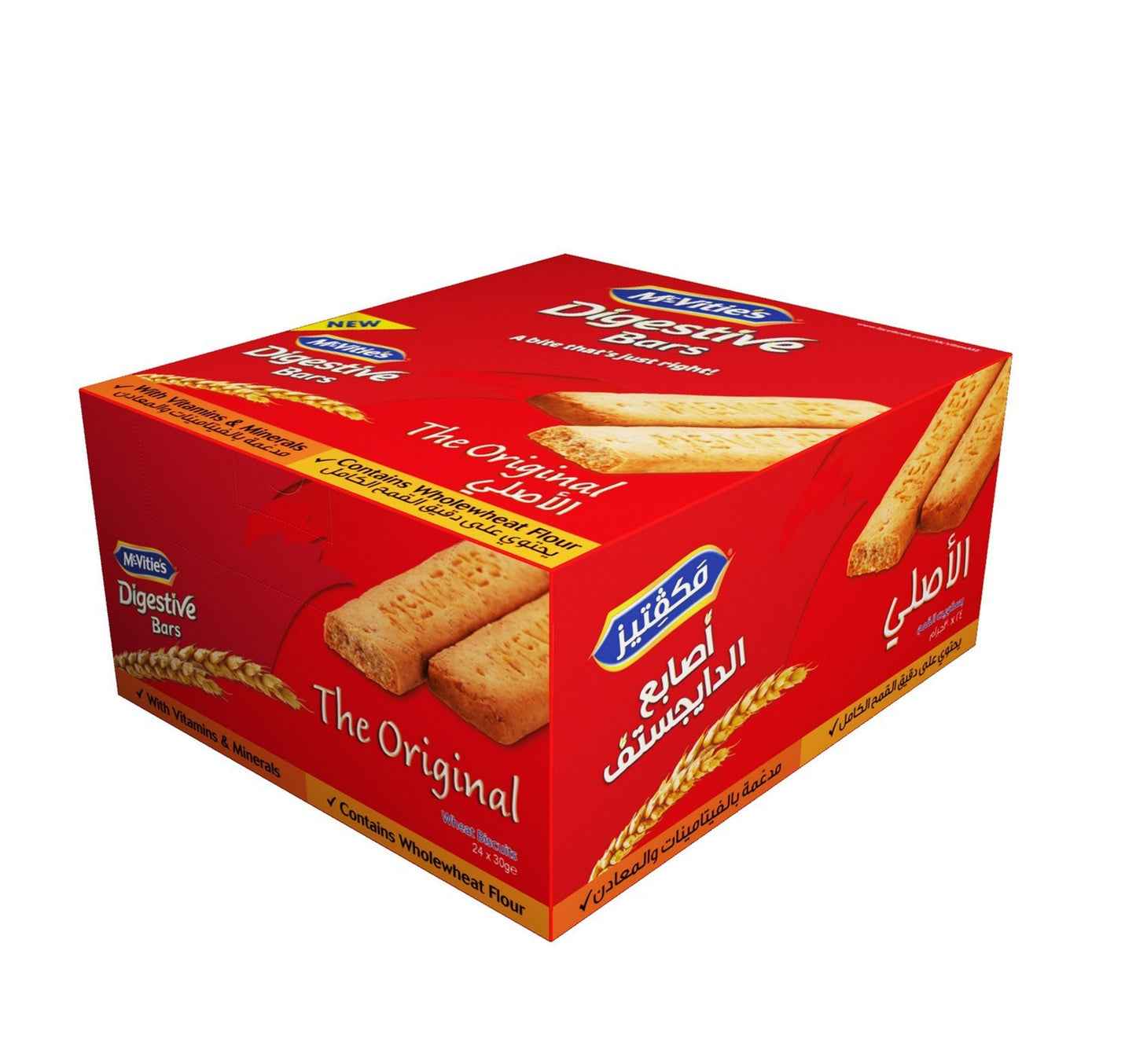 Mcvities The Original Digestive Bars 30g x 24 Pieces