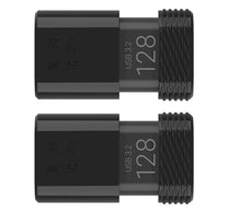 PNY Elite-X Fit Type-C USB 3.2 Flash Drive, 128 GB, 2 pcs, P-FDI128X2EXFITC-GE