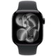 Apple Watch Series 11 GPS + Cellular Smartwatch, 42 mm Jet Black Aluminium Case with Black Sport Band (M/L), MF854AF/A
