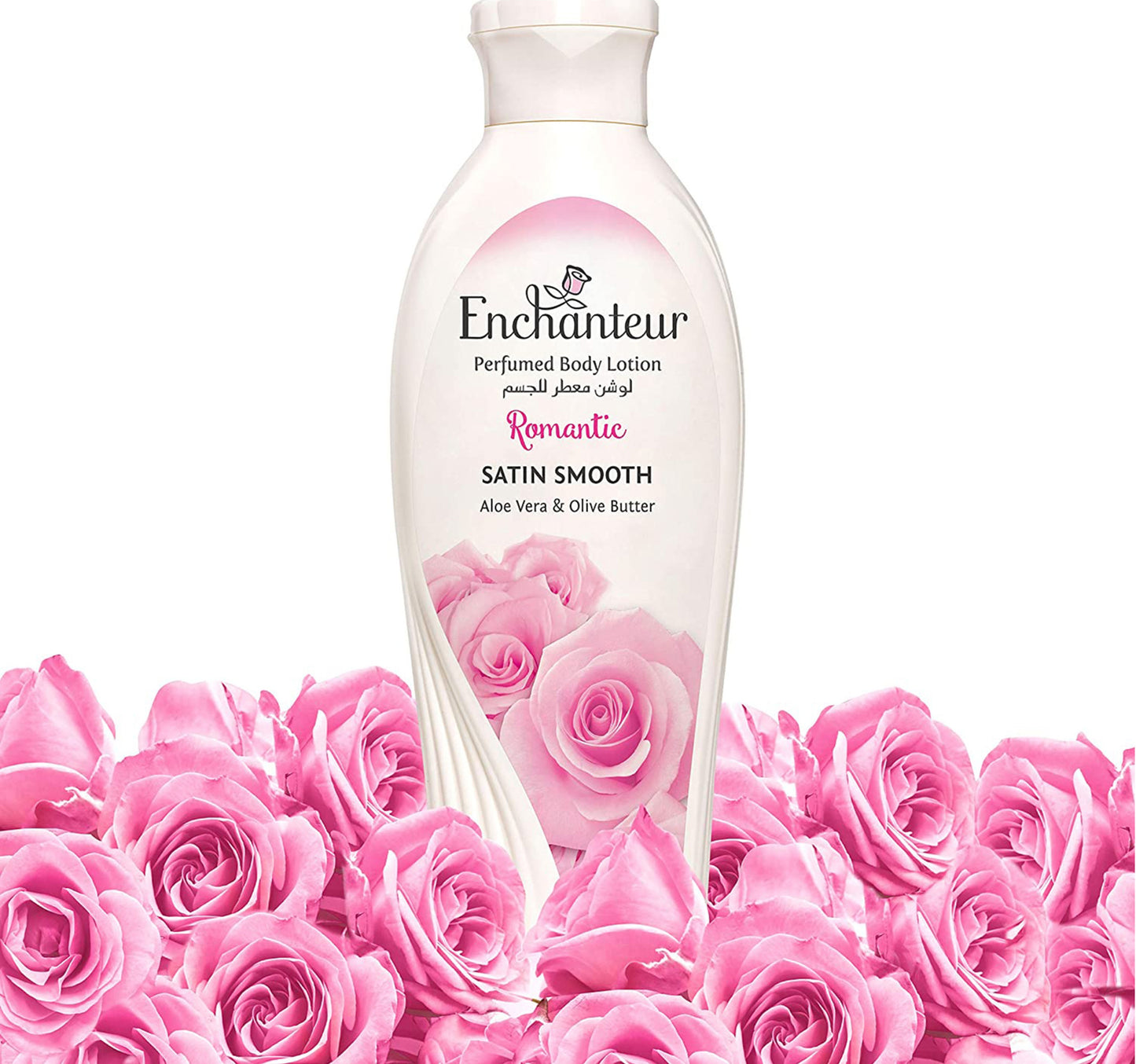 لوشن إنشانتور ساتين سموث رومانسي مع خلاصة الصبار وزبدة الزيتون 250 مل