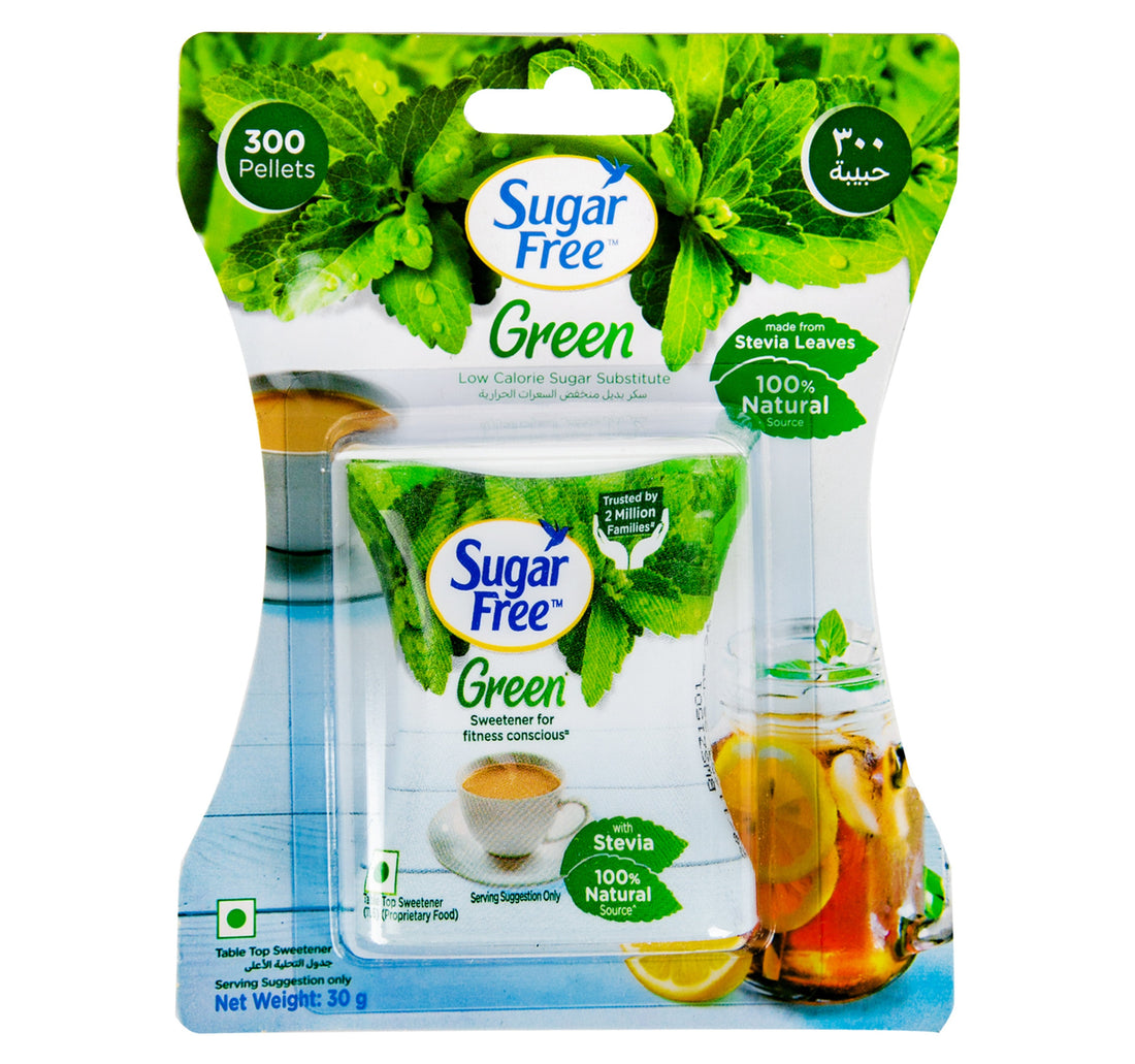 مُحلي أخضر خالي من السكر للحفاظ على السعرات الحرارية، 300 قطعة