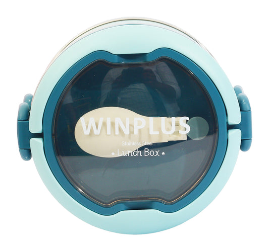 Win Plus Lunch Box Stainless Steel 6732 1.4L 2 Layer Assorted Colours