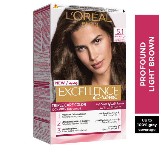 L'Oreal Paris Excellence Creme 5.1 Profound Light Brown 1 pkt