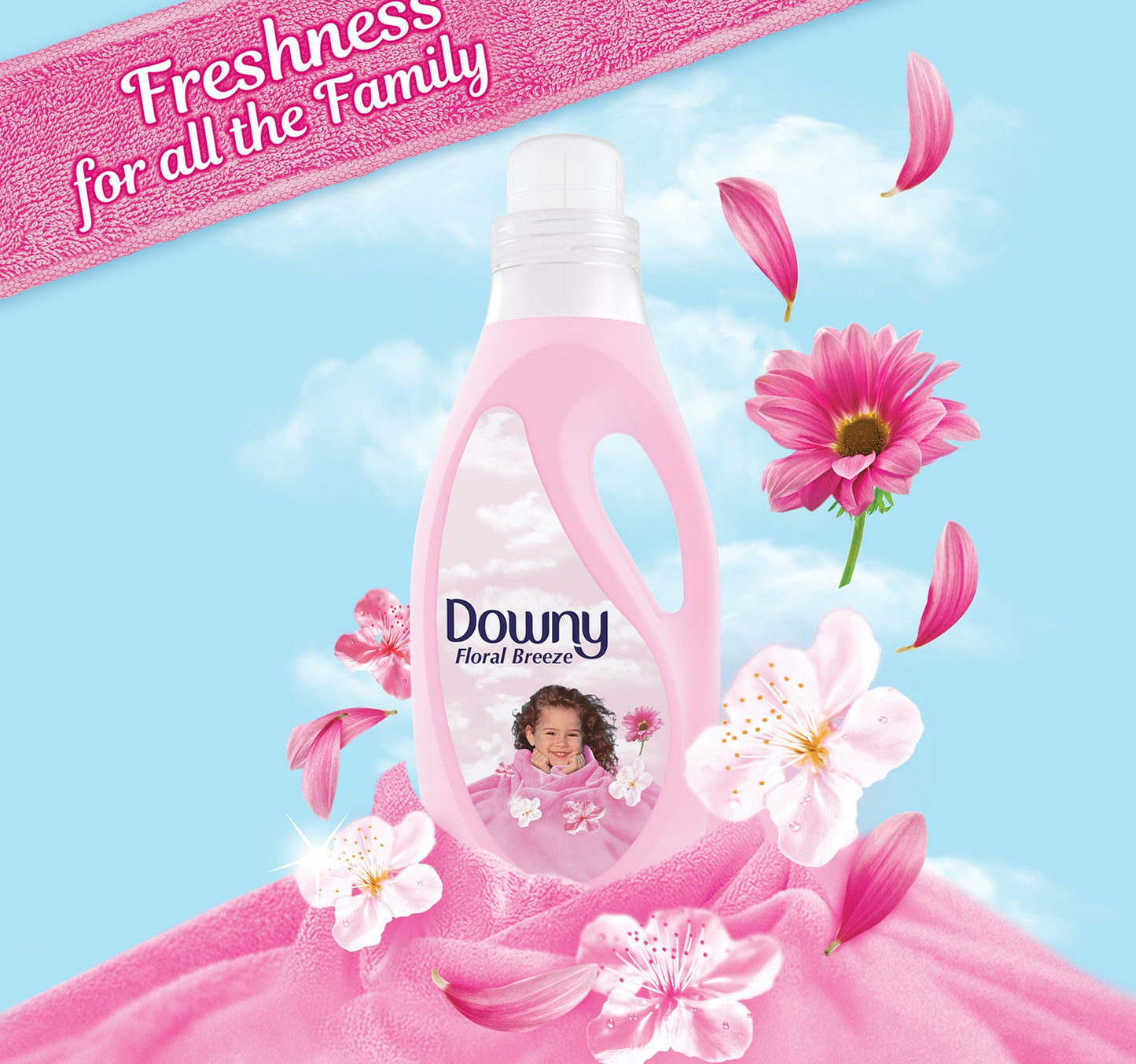 Downy Regular Fabric Softener Floral Breeze 2 Litre