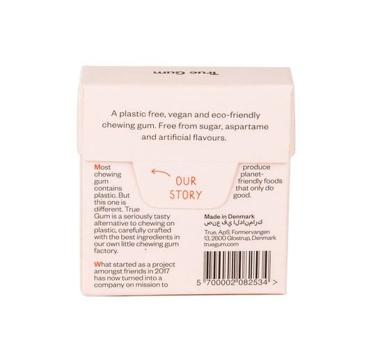 True Gum Sugar Free Raspberry & Vanilla Flavoured Chewing Gum 21 g