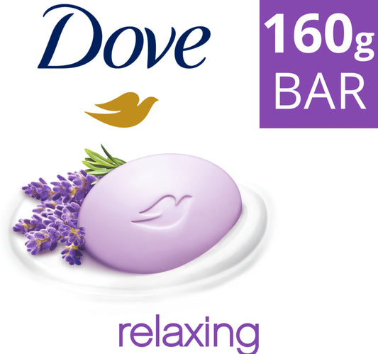 Dove Relaxing Lavender Beauty Cream Bar Soap 160 g