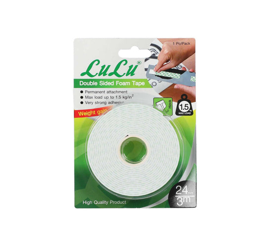 Lulu Double Side Foam Tape AT15 24mmx3M