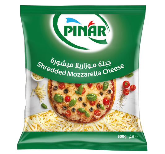 Pinar Shredded Mozzarella Cheese 500 g