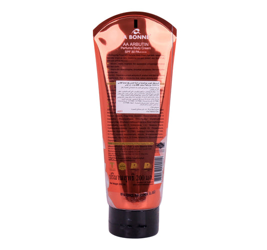 A Bonne AA Arbutin SPF30 Perfume Body Cream 200 g