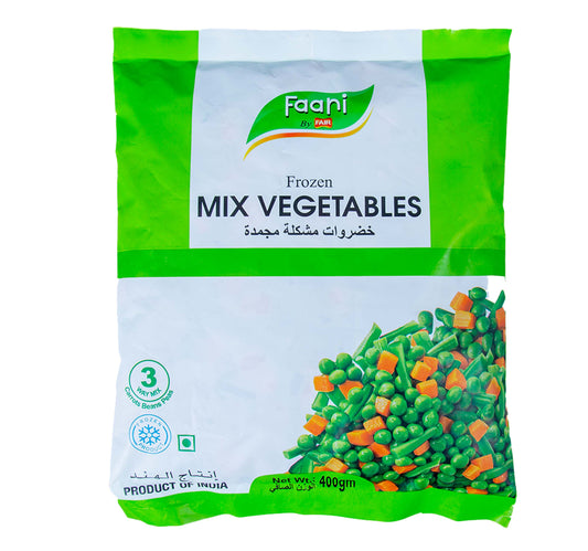 Faani Frozen 3 Way Mixed Vegetables 400 g