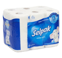 Selpak Paper Towel Roll 3 ply 4 + 2 Rolls