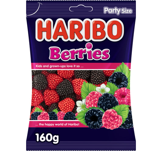 Haribo Berries Gummy Candy 160 g
