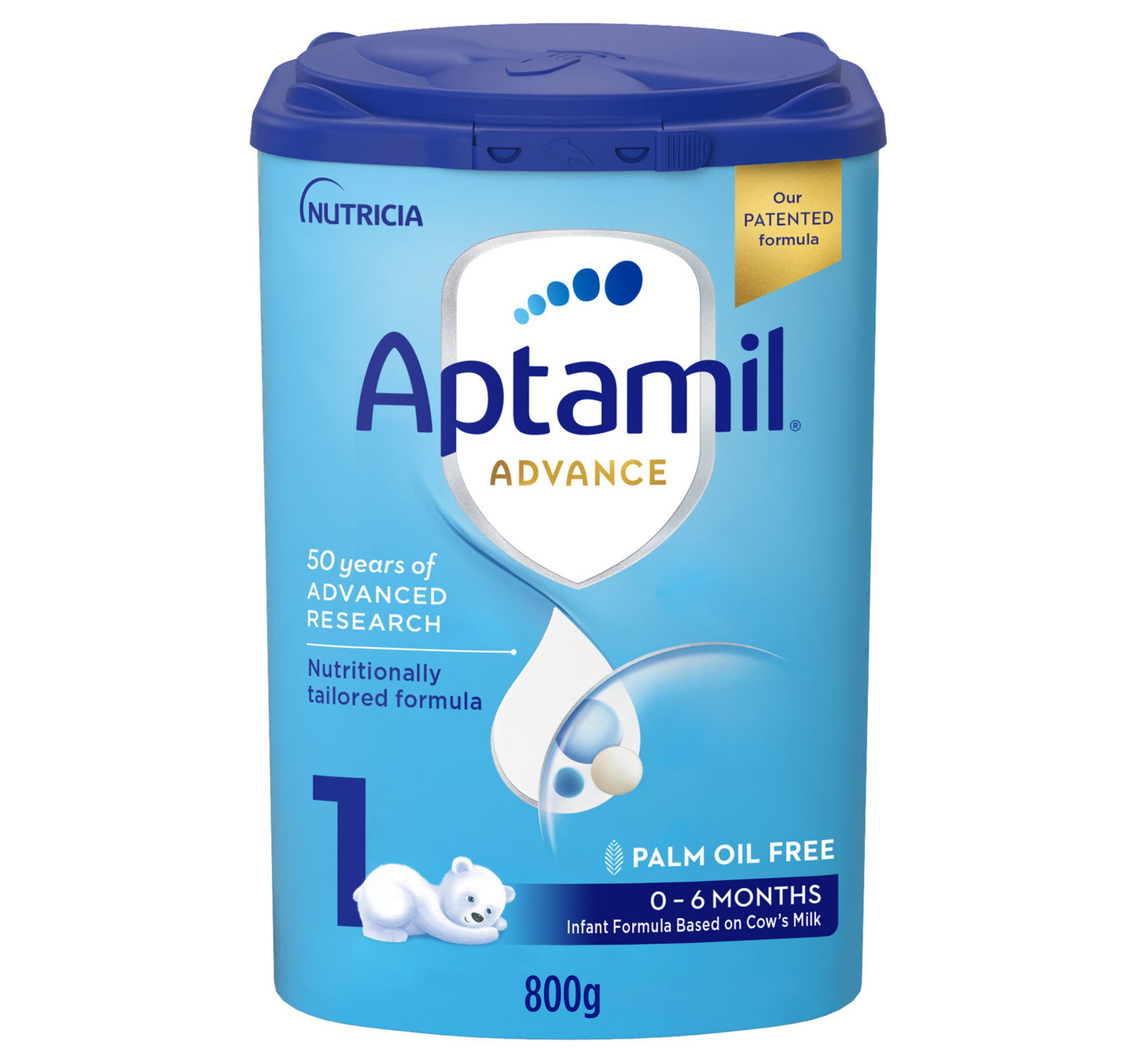 Aptamil Advance Stage 1 Infant Formula From 0-6 Months 800 g