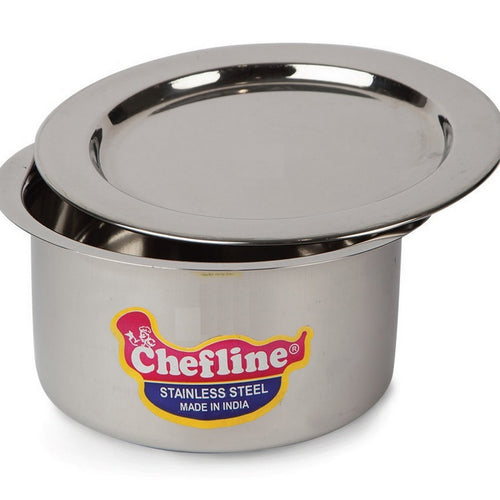 Chefline Stainless Steel Top Set with Lid, 17 cm