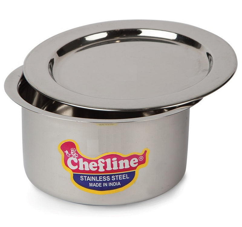 Chefline Stainless Steel Top Set with Lid, 17 cm