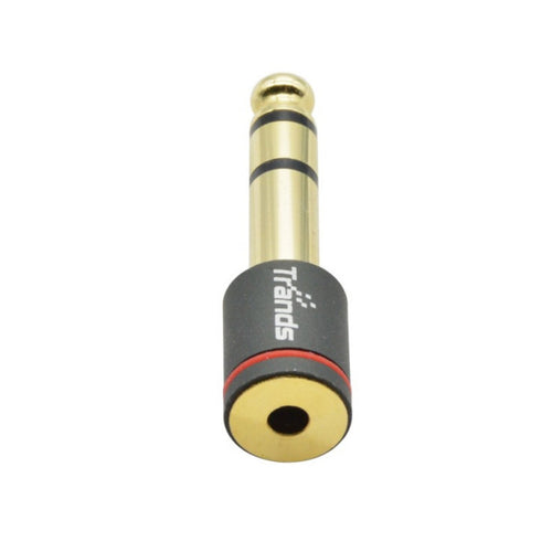Trands Premium 6.35mm 1/4in To 3.5mm 1/8 Inch Stereo Adapter AD261