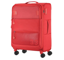 American Tourister Majores 4 Wheel Soft Trolley with TSA Combination Lock, 83 cm, Wine Berry