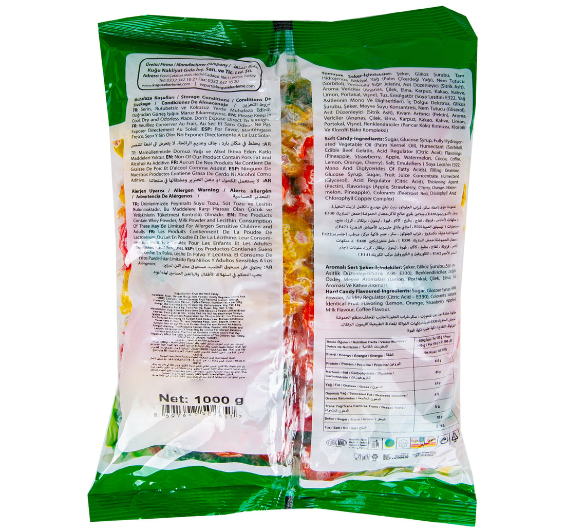 Kugu Bonbon Candy Assorted 1 kg