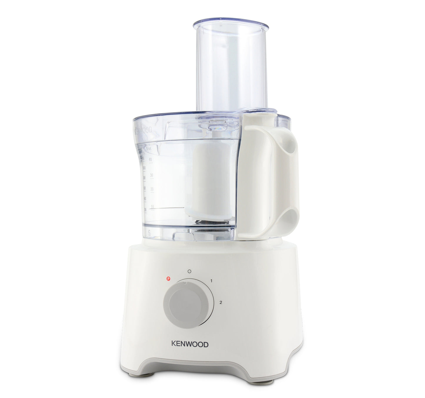 Kenwood Multipro Compact Food Processor, 800 Watts, 2.1Ltr, White, FDP301WH