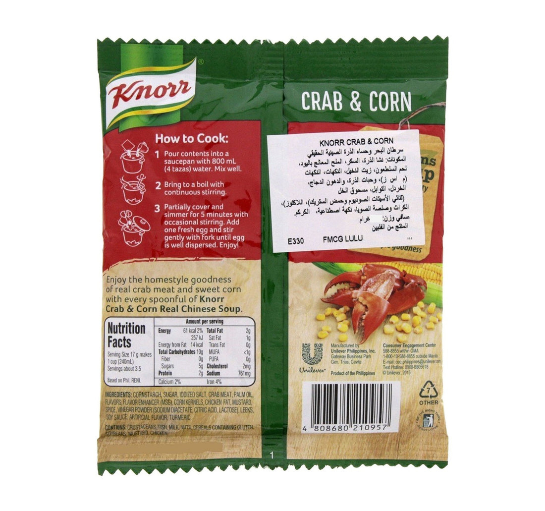 Knorr Crab & Corn Soup 55 g