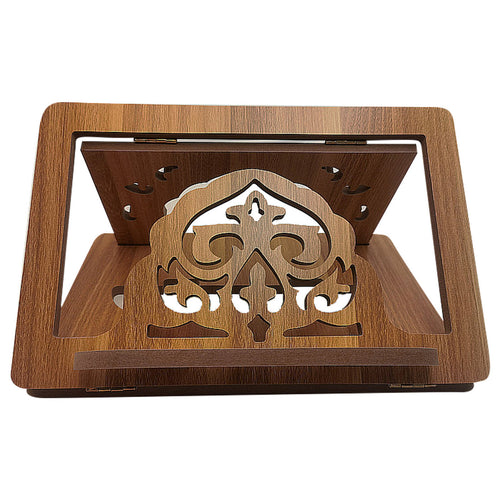 Maple Leaf Wooden Quran Stand Holder 20x30cm