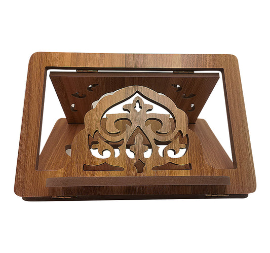 Maple Leaf Wooden Quran Stand Holder 20x30cm