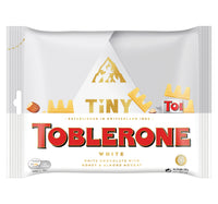 Toblerone Tiny Swiss White Chocolate Bar with Honey & Almond Nougat Minis Sharing Pack 200 g