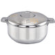 Sanjana Stainless Steel Casserole, Galaxy Classic Gold, 3500 ml
