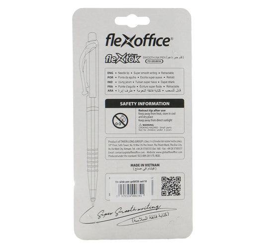 Flex Office Smooth Ink Pen FOGELB036 0.7 10pcs
