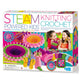 4M Steam Powered Kids - Knitting & Crochet Kit, 00-05539