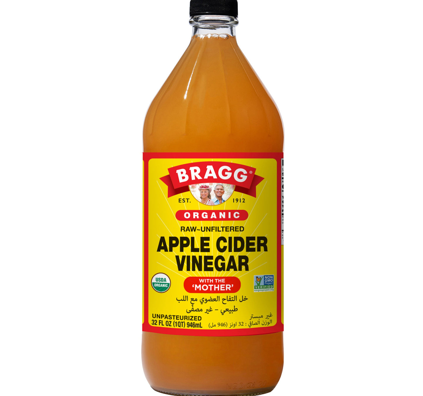 خل التفاح العضوي من براج 946 مل