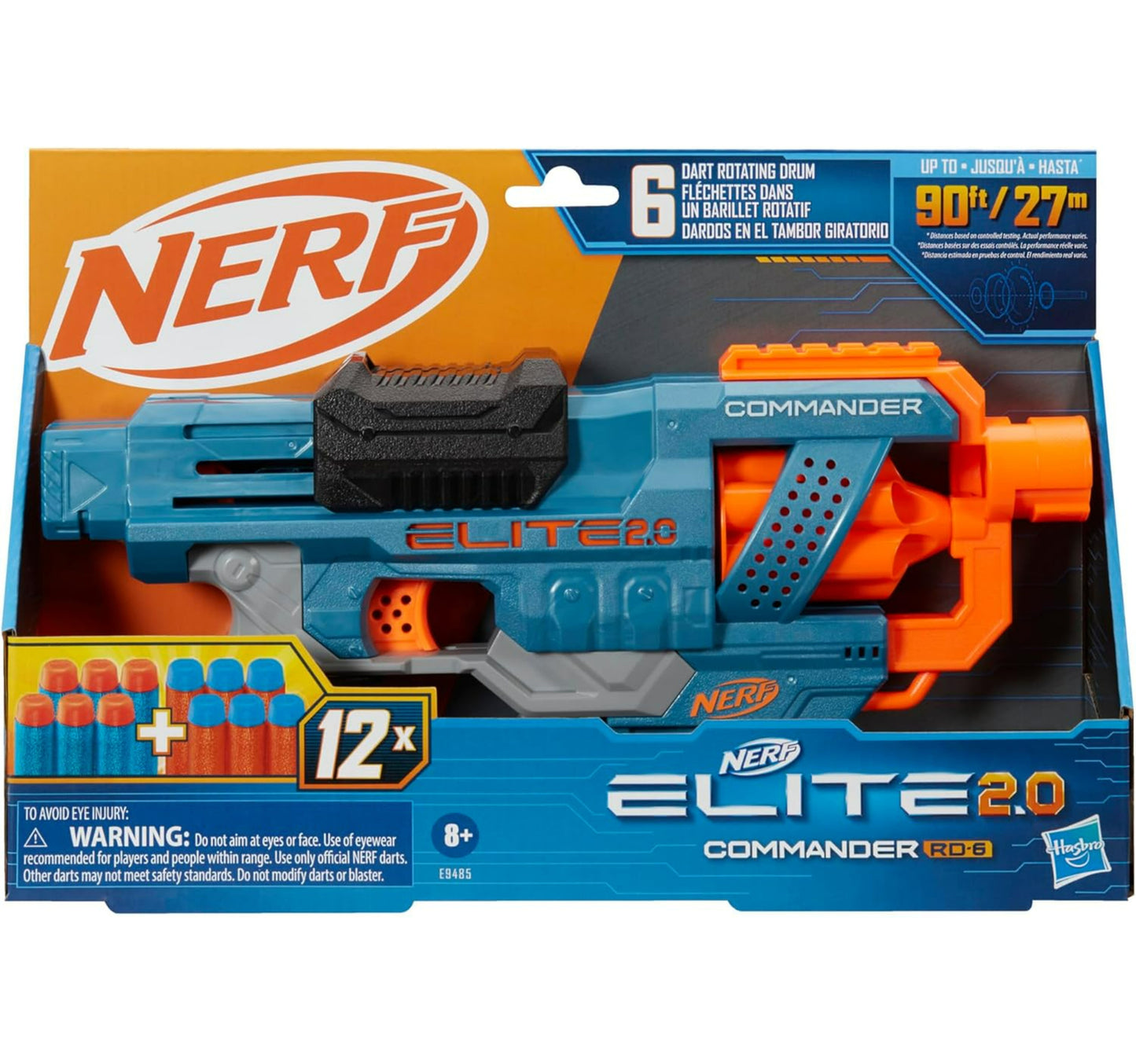 Nerf Elite 2.0 Commander RD-6 Blaster, E9485