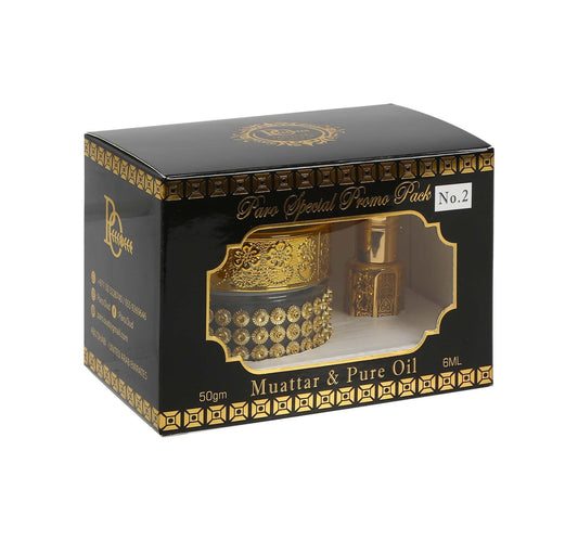 Paro Oud Special Promo Pack No. 2 Muattar 50g + Pure Oil 6ml