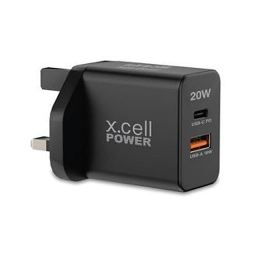 X.Cell Charger HC-20W-1C1A-PD Black