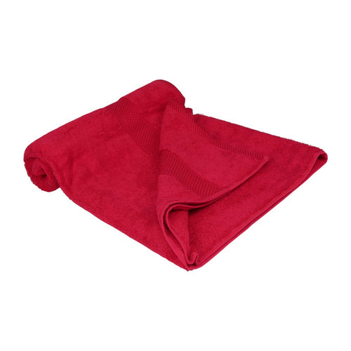 Laura Collection Bath Towel, 70 x 140 cm, Red
