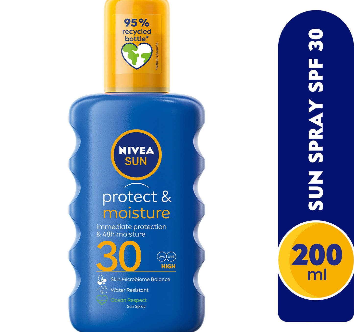 سبراي نيفيا صن بروتكت آند مويستشر للحماية من الشمس بعامل حماية من الشمس 30، 200 مل