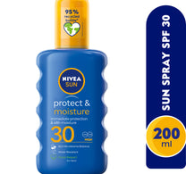سبراي نيفيا صن بروتكت آند مويستشر للحماية من الشمس بعامل حماية من الشمس 30، 200 مل