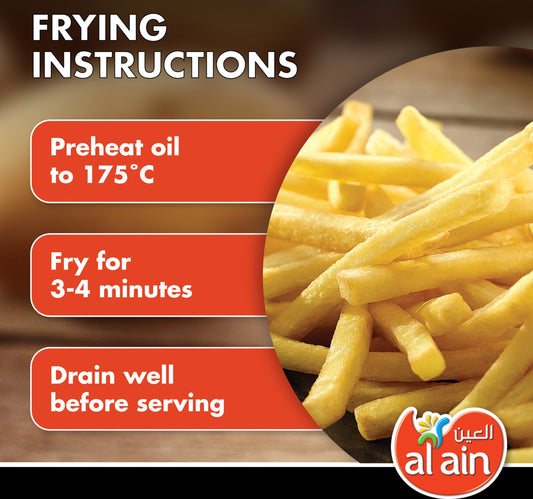 Al Ain Thin Cut Crispy French Fries 750 g