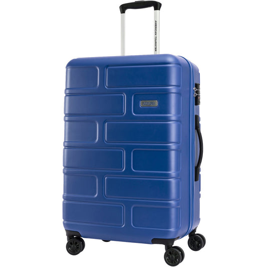 American Tourister Bricklane 4 Wheels Hard Trolley, 69 cm, Blue
