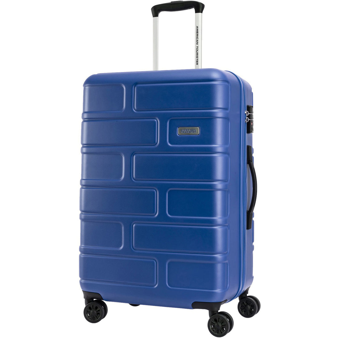 American Tourister Bricklane 4 Wheels Hard Trolley, 69 cm, Blue