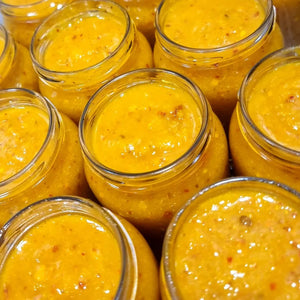 Yellow lemon hot sauce