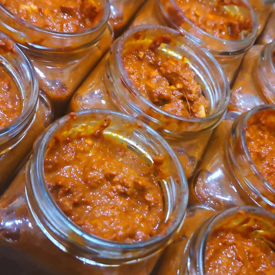 Chicken, meat,shrimp fermentation paste